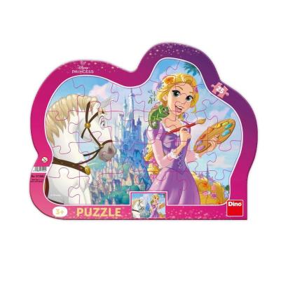 Puzzle cu ramă Rapunzel Disney, 25 piese, pentru copii 3+