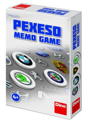 Joc de memorie cu mărci de mașini, 48 carduri, Dino, 4+ ani