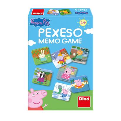Joc de memorie Peppa Pig cu 48 carduri pentru copii 4+