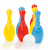 Set bowling pentru copii Fisher-Price cu 6 popice si minge, 2 ani+