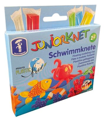 Plastilina plutitoare pentru copii, 5 culori, modelaj in apa, 2+