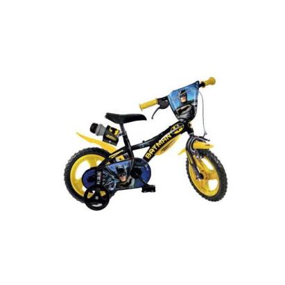 Bicicletă pentru copii 12 inch Batman cu roți ajutătoare detașabile