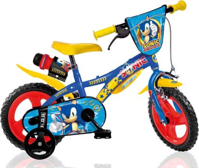 Bicicletă pentru copii 12 inch Sonic, cu roți ajutătoare detașabile