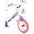 Bicicletă pentru copii 12 inch fete, cu roți ajutătoare și coșuleț