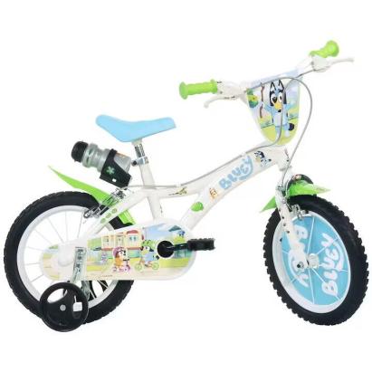 Bicicletă pentru copii 14 inch Bluey, cu roți ajutătoare detașabile