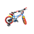 Bicicletă pentru copii 16 inch Superman, cu roți ajutătoare și două frâne