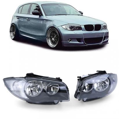 Faruri negre H7 H7 pereche potrivite pentru BMW E81 E82 E87 E88 din 04 Performance AutoTuning