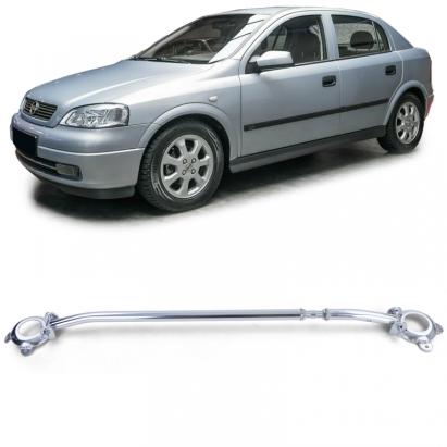 Bară de suspensie frontală din aluminiu lustruit, potrivită pentru Opel Astra G 1998-2004 Performance AutoTuning