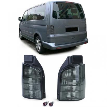 Set de stopuri cu sticlă clară și fum negru, potrivit pentru VW Bus T5 2003-2009 cu hayon Performance AutoTuning