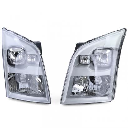 Far H4 cu motor de ajustare pereche stânga dreapta, potrivit pentru Ford Transit 06-14 Performance AutoTuning