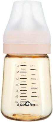 Biberon anticolici Spectra premium cu tetina S, PPSU galben, 160 ml