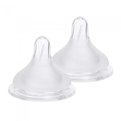 Set 2 tetine premium din silicon Spectra, marimea L, 5-7 luni