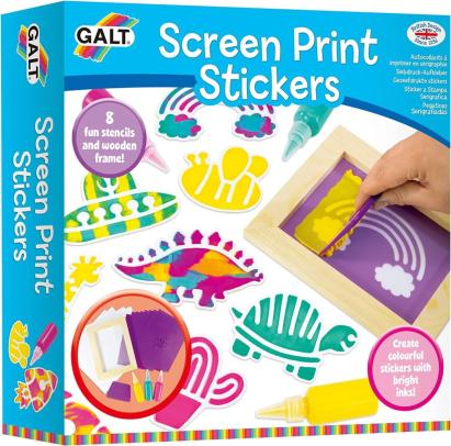 Set creativ pentru realizat abtibilduri prin serigrafie Galt, 6 ani+