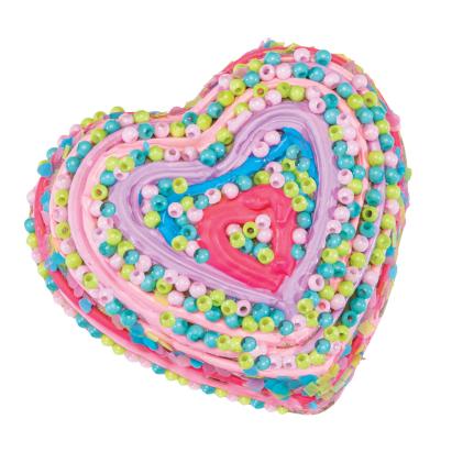 Set creativ pentru decorarea cutiutelor cu vopsea pufoasa, 5 ani+