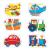 Puzzle bebe transport Galt, set 6 puzzle-uri cu 2 piese, 18 luni+