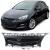 Grilă fără emblemă neagră, potrivită pentru Opel Astra J 5-uși 12-18 facelift Performance AutoTuning