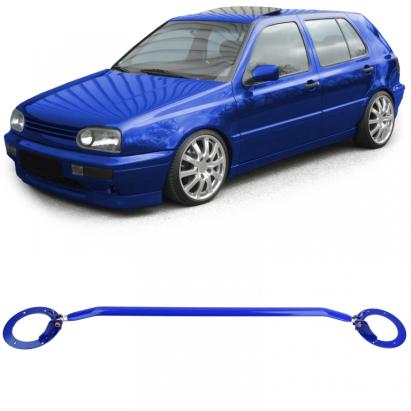 Bară de suspensie ajustabilă din aluminiu albastră pentru față, potrivită pentru VW Golf 3 Vento Passat 35i Performance AutoTuning