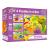 Set 4 puzzle-uri cu dinozauri pentru copii 3+ - 12, 16, 20 și 24 piese