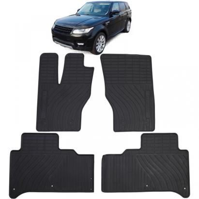 Set Premium de Covorase din Cauciuc Negru pentru Range Rover Sport L494 2013-2017 Performance AutoTuning