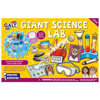 Set de experimente STEM Giant Science Lab pentru copii 6+