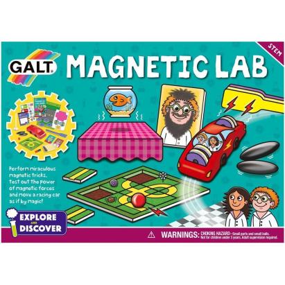 Set experimente magnetice pentru copii Galt Magnetic Lab, 10 activitati STEM