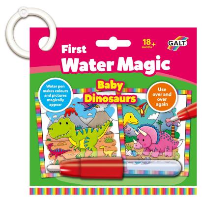 Carticica reutilizabila Water Magic cu apa - Micutii dinozauri, 18 luni+