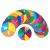 Joc de motricitate Hopa-Topa cu 16 discuri colorate si rotita, 4 ani+