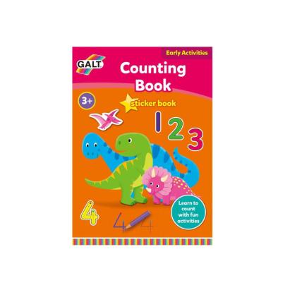 Carte cu activitati si abtibilduri pentru invatarea numerelor, 3+ ani