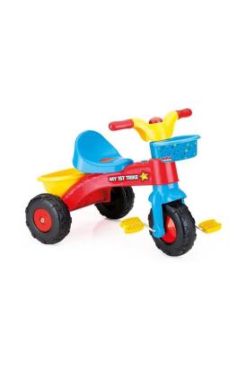 Tricicletă pentru copii Dolu Buclucașa cu coșulețe și claxon, 2+ ani
