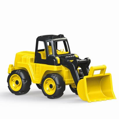 Buldozer pentru copii DOLU, 72 cm, cu cupa, din plastic rezistent