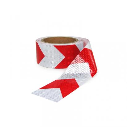 Bandă de semnalizare bandă de marcare bandă de barieră autoadezivă reflectorizantă roșie albă 20m Performance AutoTuning