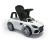 Masinuta 3 in 1 Ride On alba pentru copii, cu volan si claxon