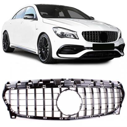 Grilă sport neagră lucioasă potrivită pentru Mercedes CLA C117 16-19 Performance AutoTuning