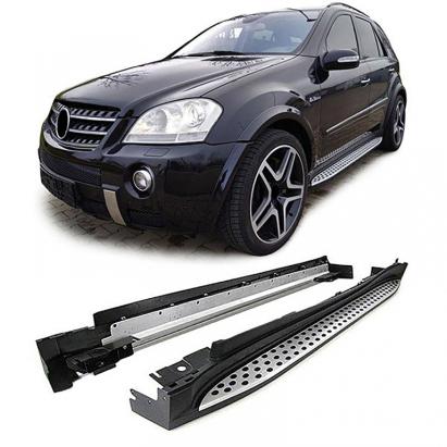 Barele de protecție din aluminiu pentru margini, stil OE, cu ABE, potrivite pentru Mercedes ML W164 05-11 Performance AutoTuning