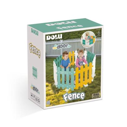 Gardulet de plastic pastel pentru copii, modular, 8 piese, DOLU