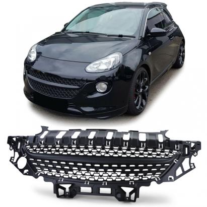 Grilă sport fără emblemă Black Edition neagră, potrivită pentru Opel Adam 12-19 Performance AutoTuning