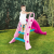Tobogan mare pentru copii Unicorn, roz, 145 cm, 2 ani+