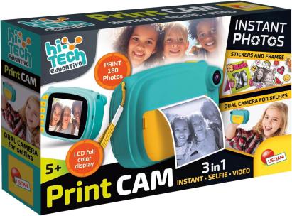 Camera foto instant pentru copii 3 in 1 cu selfie, video si imprimare