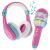 Set căști și microfon Bluetooth Barbie pentru karaoke copii