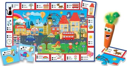 Joc educativ cu pix interactiv Primele cuvinte in engleza, 3-6 ani