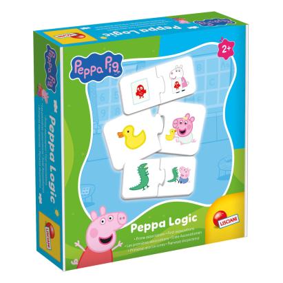 Joc de logică pentru copii 2+ Peppa Pig cu piese puzzle din carton