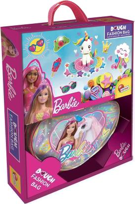 Set creativ cu plastilină Barbie și gentuță de depozitare, 4 ani+