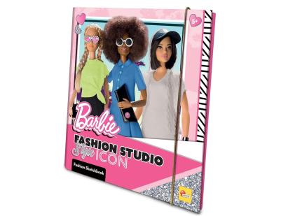 Set de colorat Barbie Fashion Studio cu 8 markere si accesorii