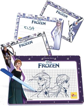 Set de desen de buzunar Frozen pentru copii, portabil, 3 ani+