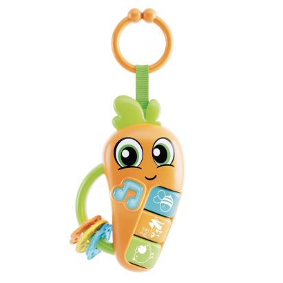 Zornăitoare interactivă pentru bebeluși Morcov vesel cu sunete și melodii