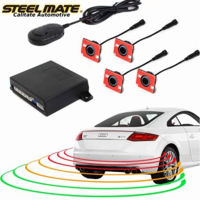 Senzori de parcare spate STEELMATE PTS410EX cu aspect OEM și alertă sonoră