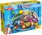 Puzzle de colorat Mickey in cursa, fata-verso, 24 piese, 3 ani+