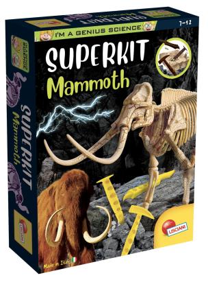 Kit de paleontologie Mamut pentru copii 7-12 ani, Lisciani