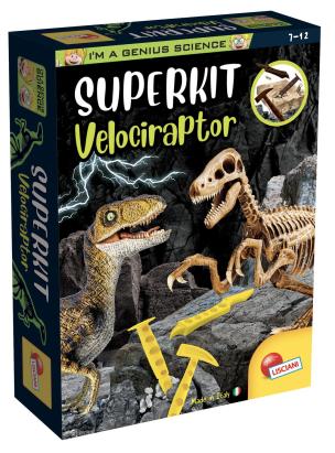 Kit paleontologie Velociraptor pentru copii 7-12 ani, Lisciani
