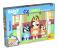Puzzle de colorat Bluey cu 24 piese, fata-verso, pentru copii 3+